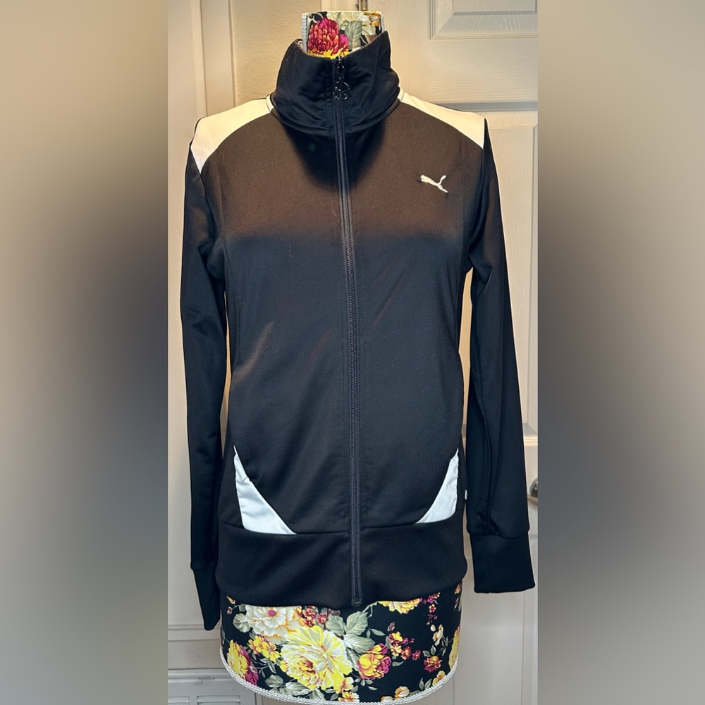 Puma Full-Zip Mock Neck Track Jacket